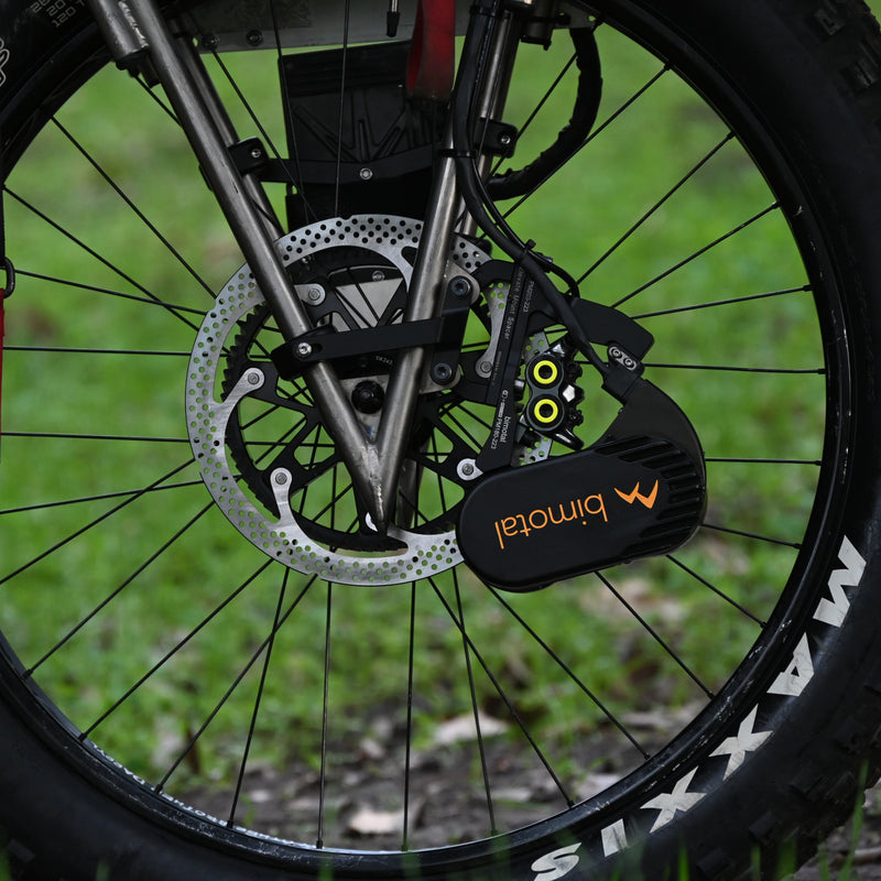 Close up of Elevate motor mounted on a search and rescue litter